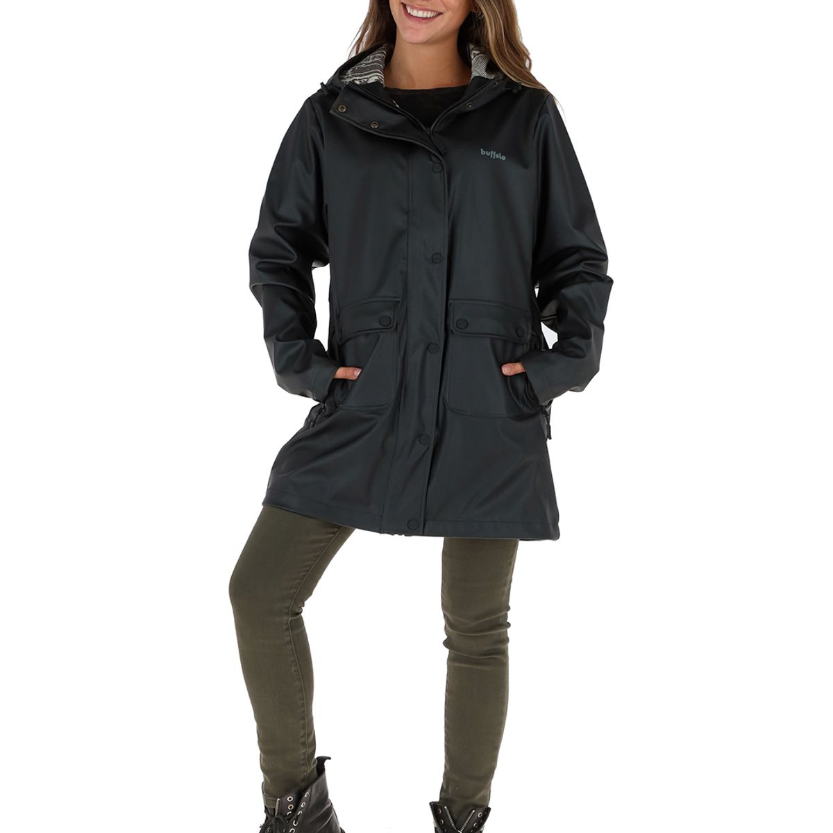 BUFFALO CHILE - Impermeable Raincoat Mujer Buffalo