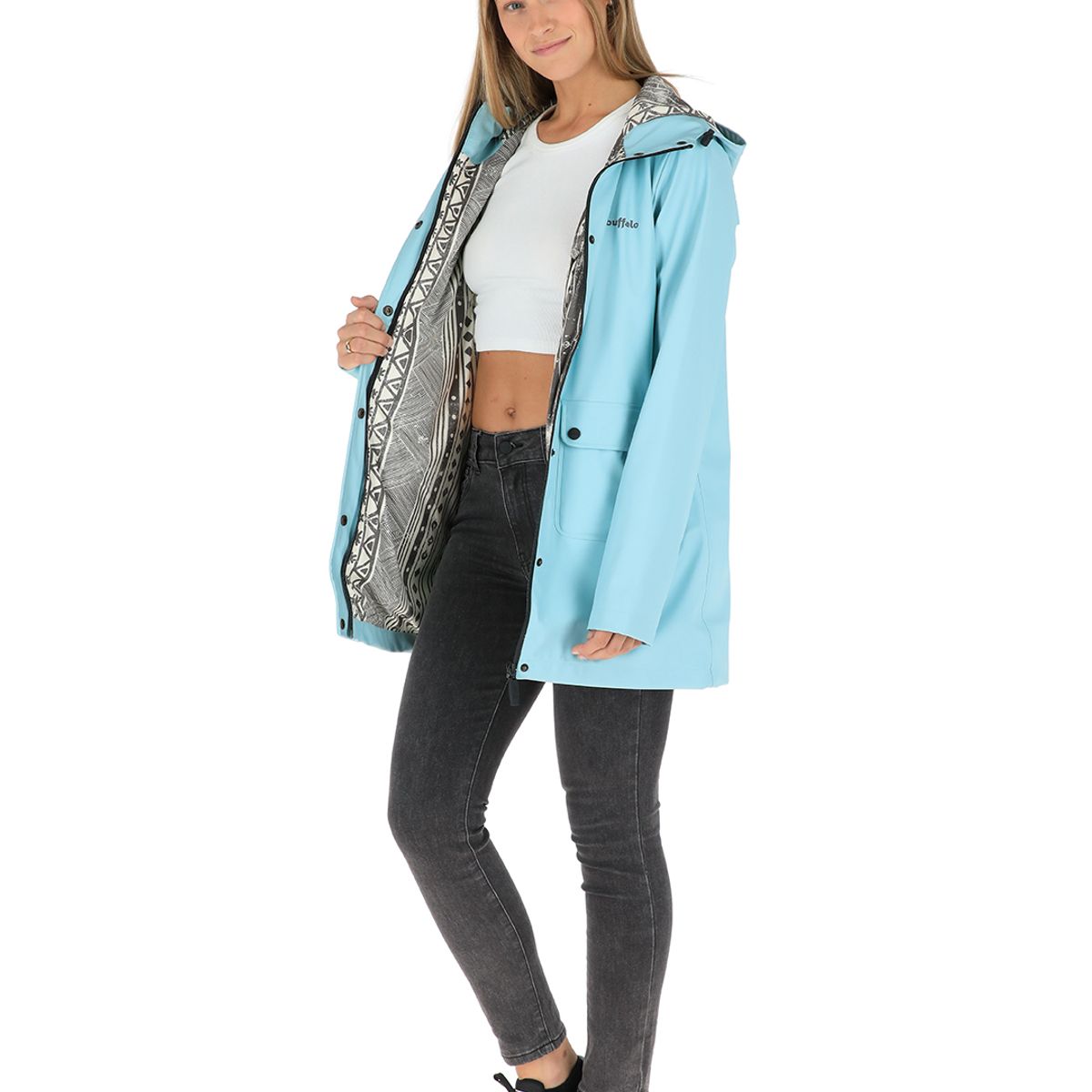 BUFFALO CHILE - Impermeable Raincoat Mujer Buffalo