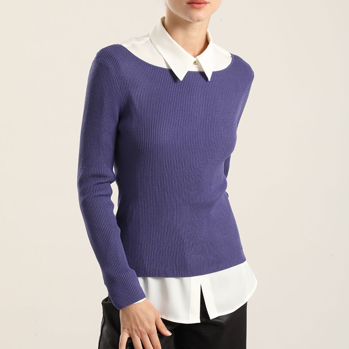 LIOLA - Jersey Punto Basico, Azul Liola