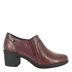 ALQUIMIA - Mocasin Mujer Burdeo Carda