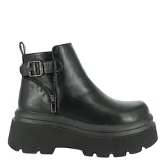 ALQUIMIA - Botin Plataforma Mujer Negro Tols