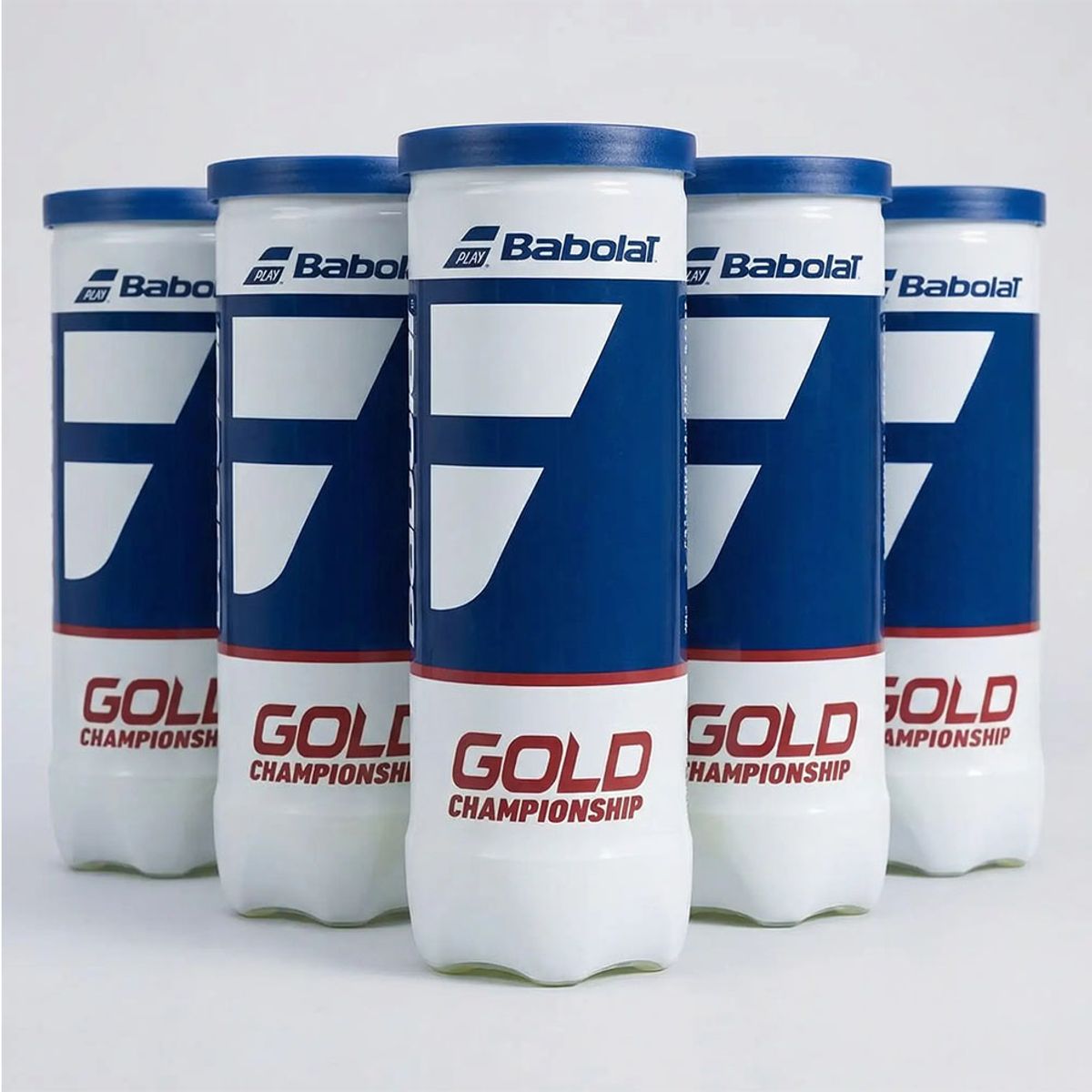 BABOLAT - ESPECIAL 5 TARROS PELOTAS TENIS BABOLAT GOLD CHAMPIONSHIP - 3 UNIDADES POR TARRO