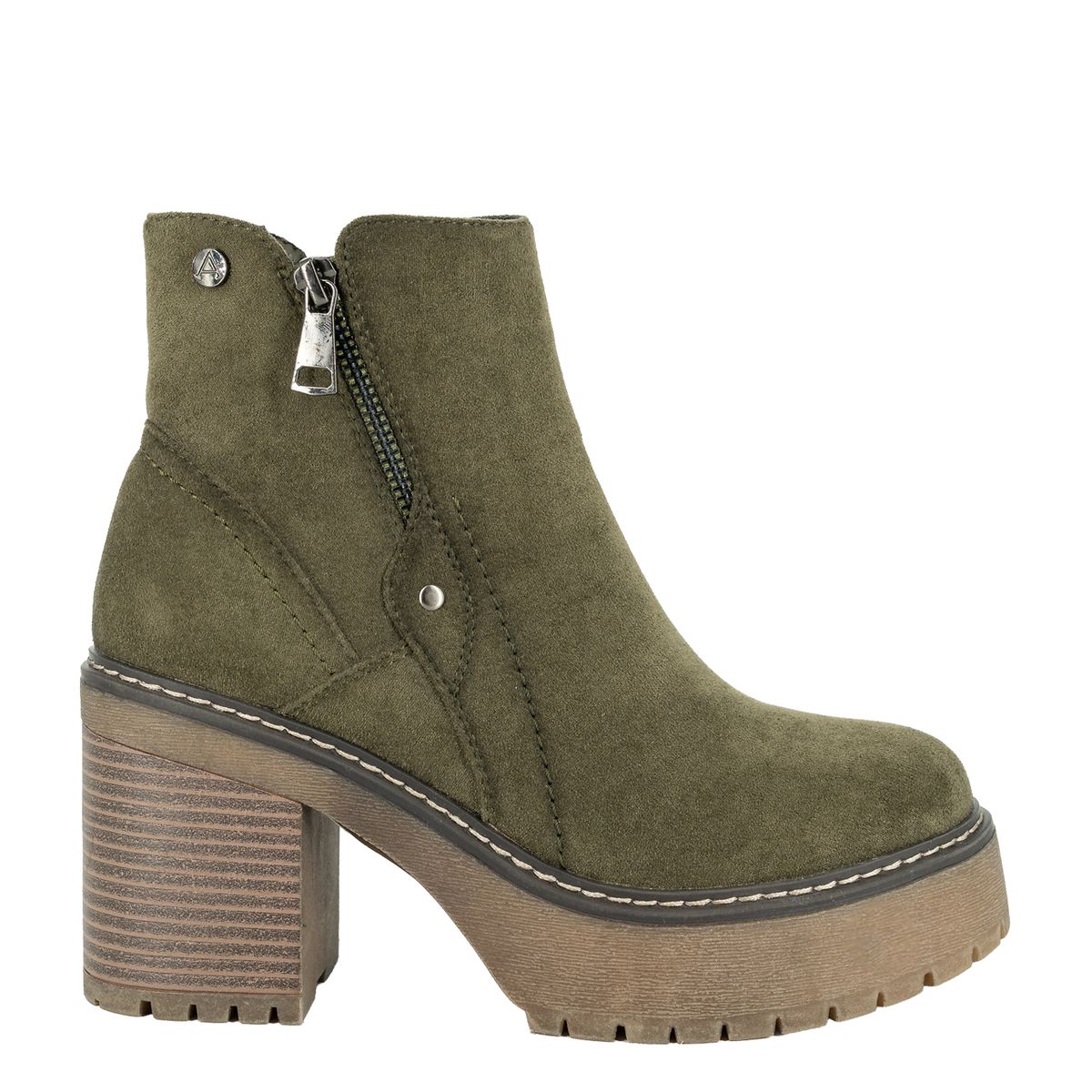 ALQUIMIA - Botin Mujer Verde Gil Alquimia
