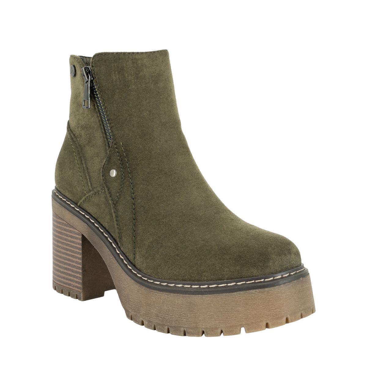 ALQUIMIA - Botin Mujer Verde Gil Alquimia