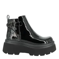 ALQUIMIA - Botin Plataforma Mujer Negro Charol Tols