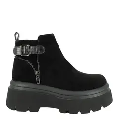 ALQUIMIA - Botin Plataforma Mujer Full Negro Tols