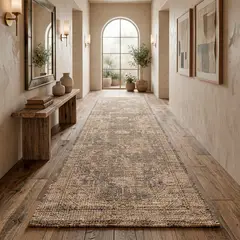 DIB - Alfombra Handwoven Yute Vintage 70X240 07 Grey