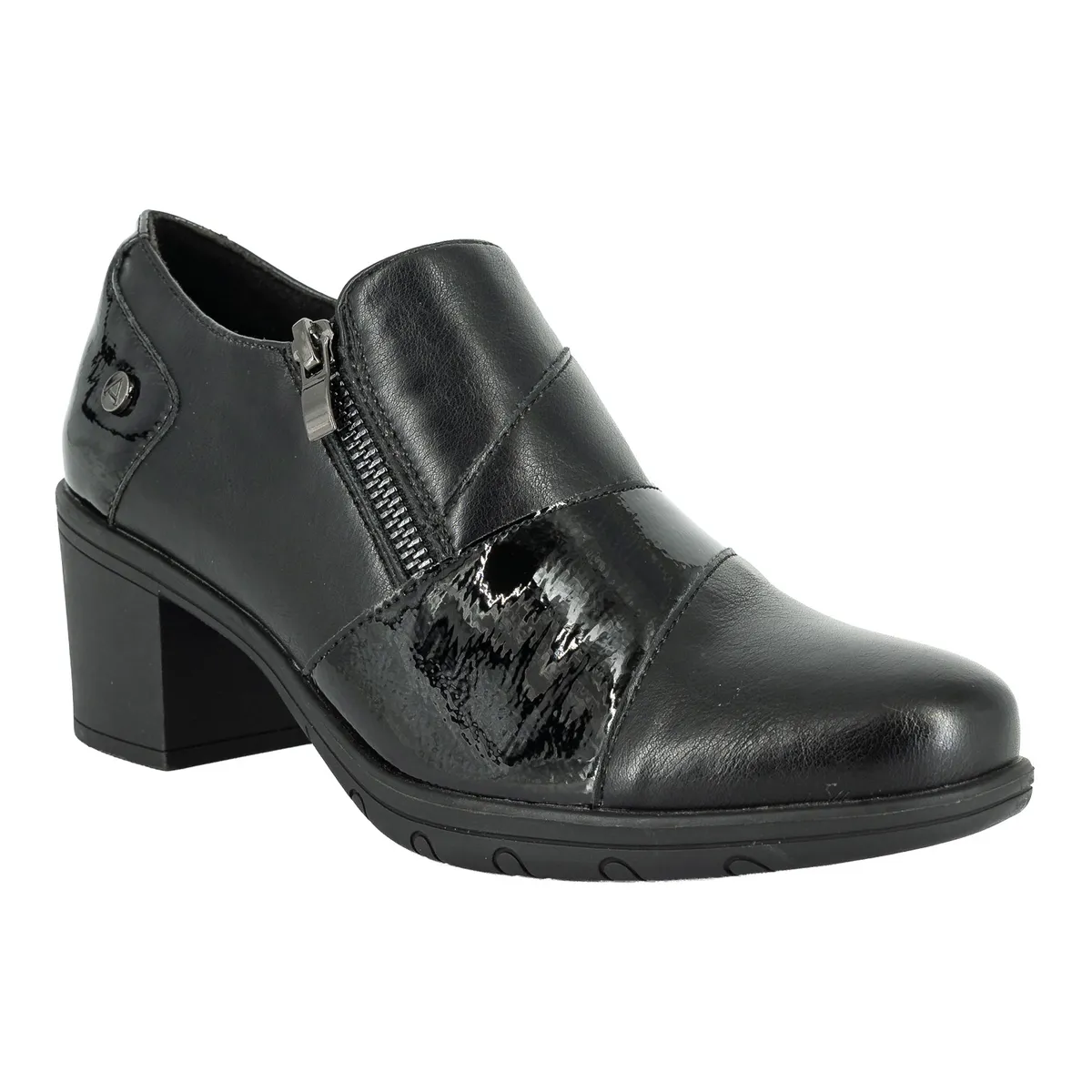 ALQUIMIA - Mocasin Mujer Negro Carit Alquimia