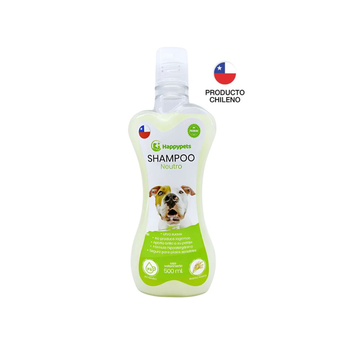 GENERICO - Shampoo Neutro Happypets Para Perro 500ml Fragancia Avena