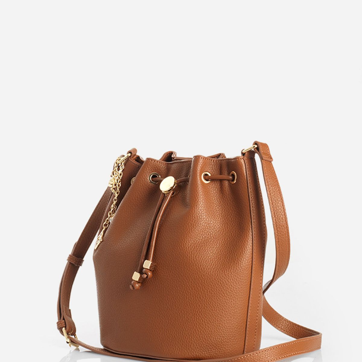LIOLA - Bolso Charm, Simil Cuero, Camel Liola