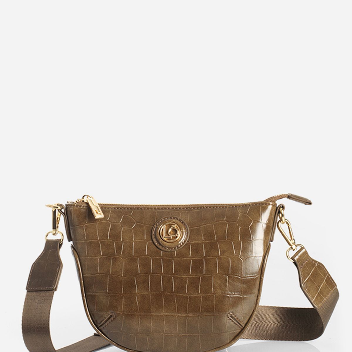 LIOLA - Cartera Bandolera, Simil Crocco, Militar Liola