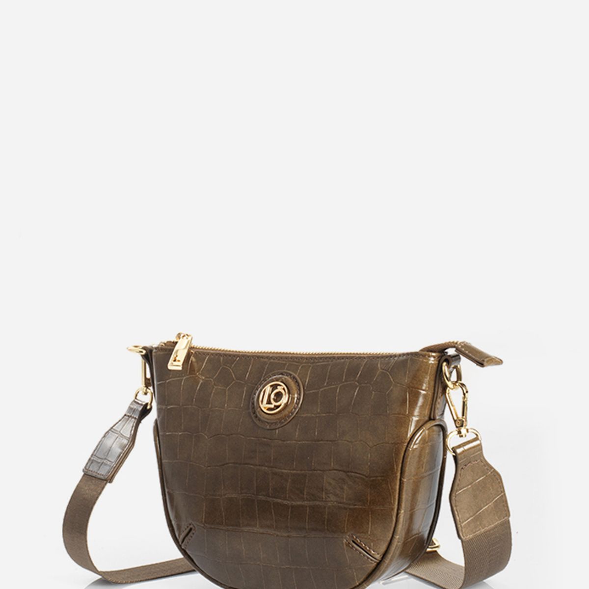 LIOLA - Cartera Bandolera, Simil Crocco, Militar Liola