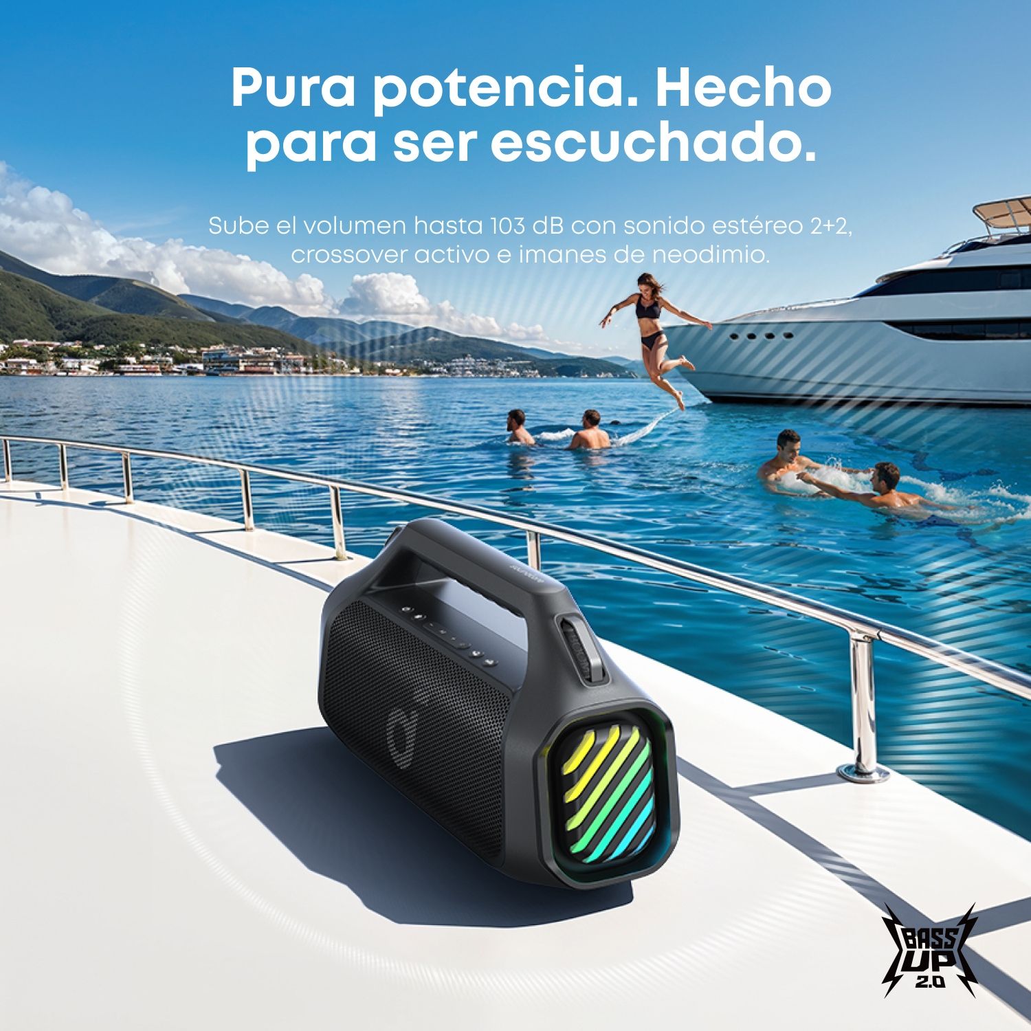 SOUNDCORE BY ANKER Parlante portátil Boom 2 Plus Soundcore