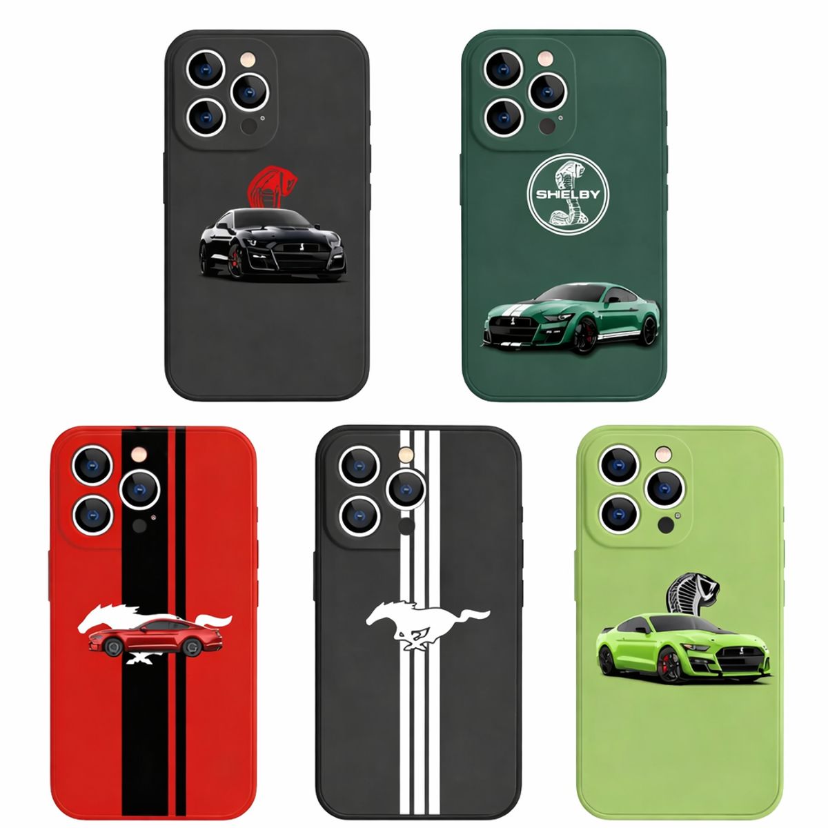 GENERICO - Carcasa Mustang Premium Para iPhone Todos Los Modelos