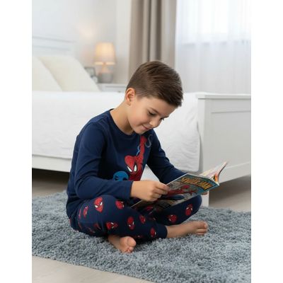 Imagen 2 del producto Pijama Largo Niño Azul Spider Man