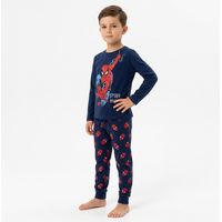 Pijama Largo Niño Azul Spider Man