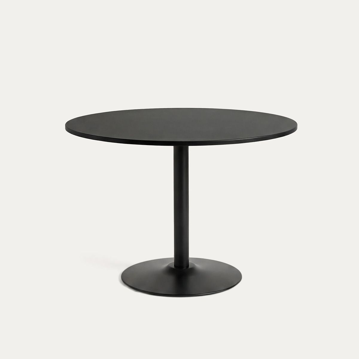VENHOOUSE - Mesa De Comedor Redonda Nordika Venhoouse Negra 100cm