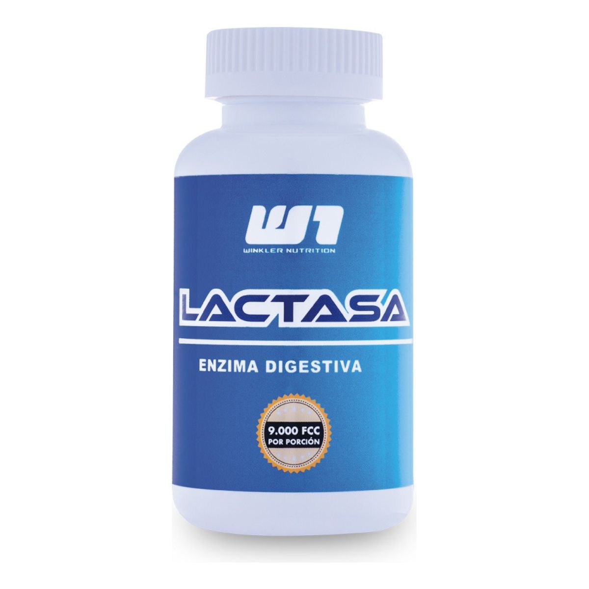 WINKLER NUTRITION - Lactasa - Intolerantes A La Lactosa 9000 Fcc 60 Cápsulas