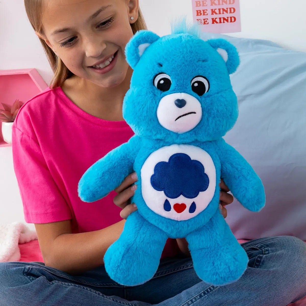 GENERICO - Osito Care Bears Gruñón Azul Peluche Regalo De Cumpleaños Celeste BELUG