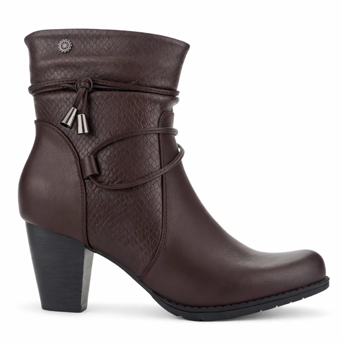 CHALADA - Botin Mujer Burdeo Casual Chalada Ceta