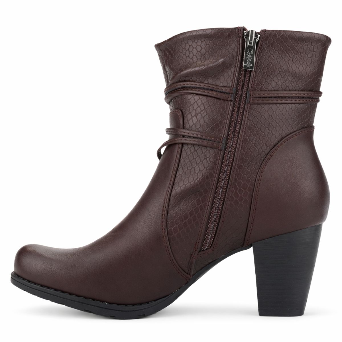 CHALADA - Botin Mujer Burdeo Casual Chalada Ceta