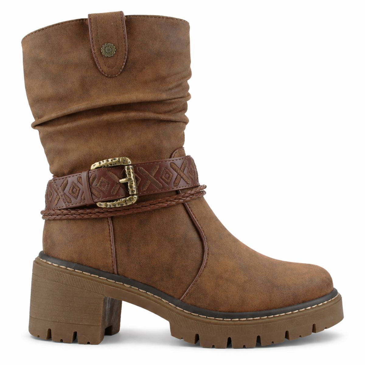 CHALADA - Botin Mujer Tostado Casual Chalada Terra