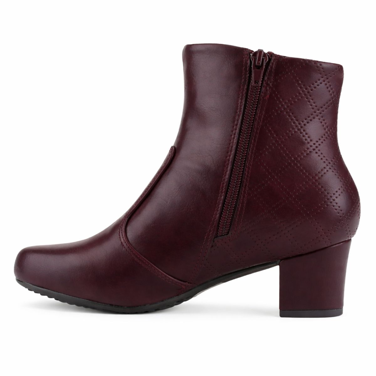 CHALADA - Botin Mujer Burdeo Casual Chalada Flexib