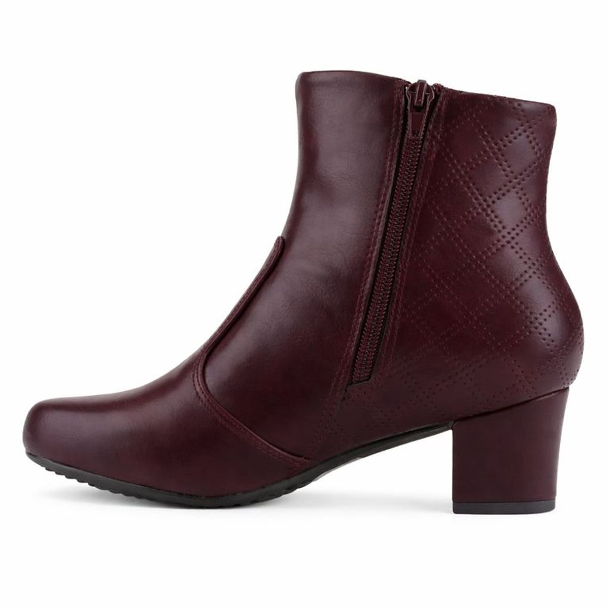 CHALADA - Botin Mujer Burdeo Casual Chalada Flexib