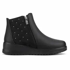 CHALADA - Botin Mujer Negro Casual Rayo
