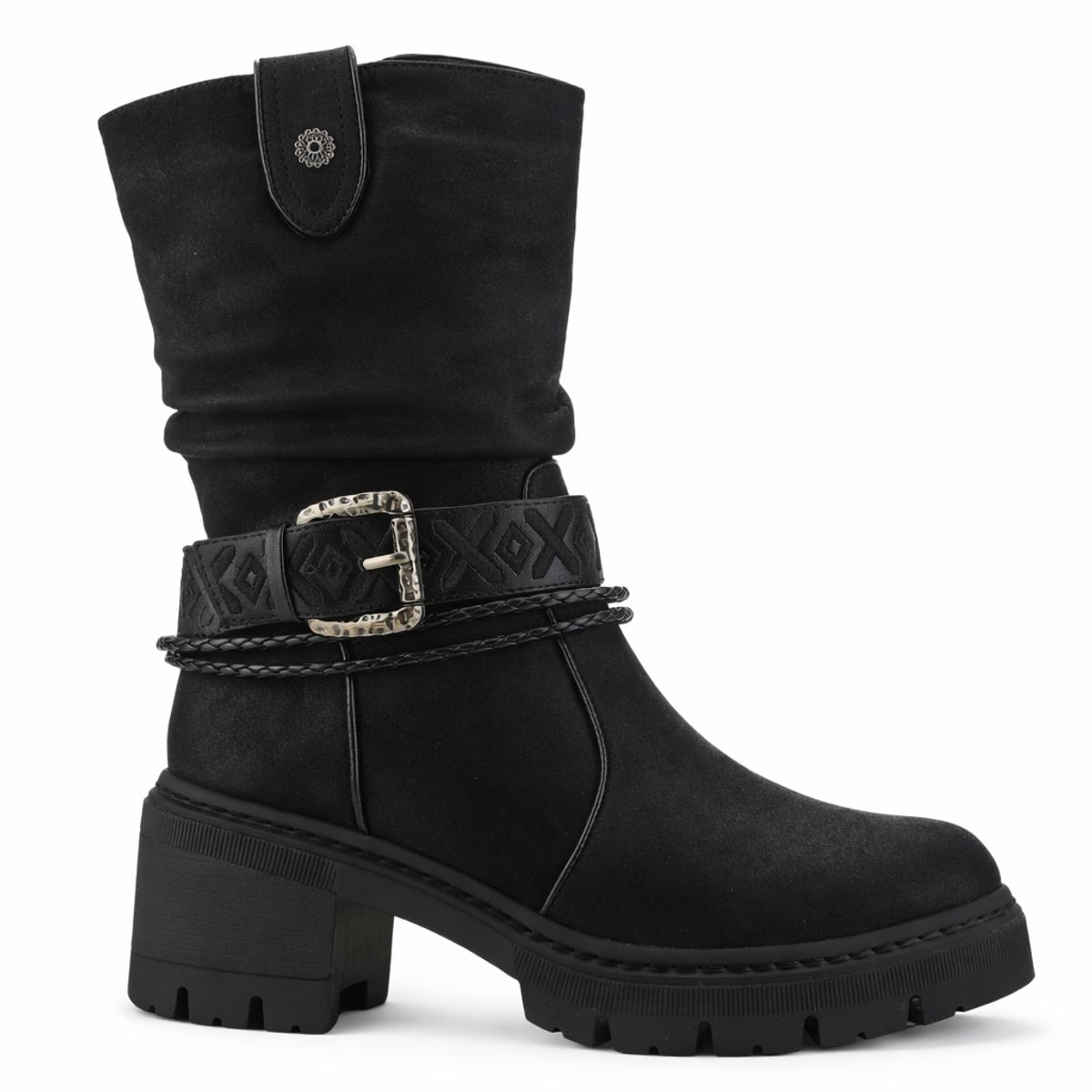 CHALADA - Botin Mujer Negro Casual Chalada Terra