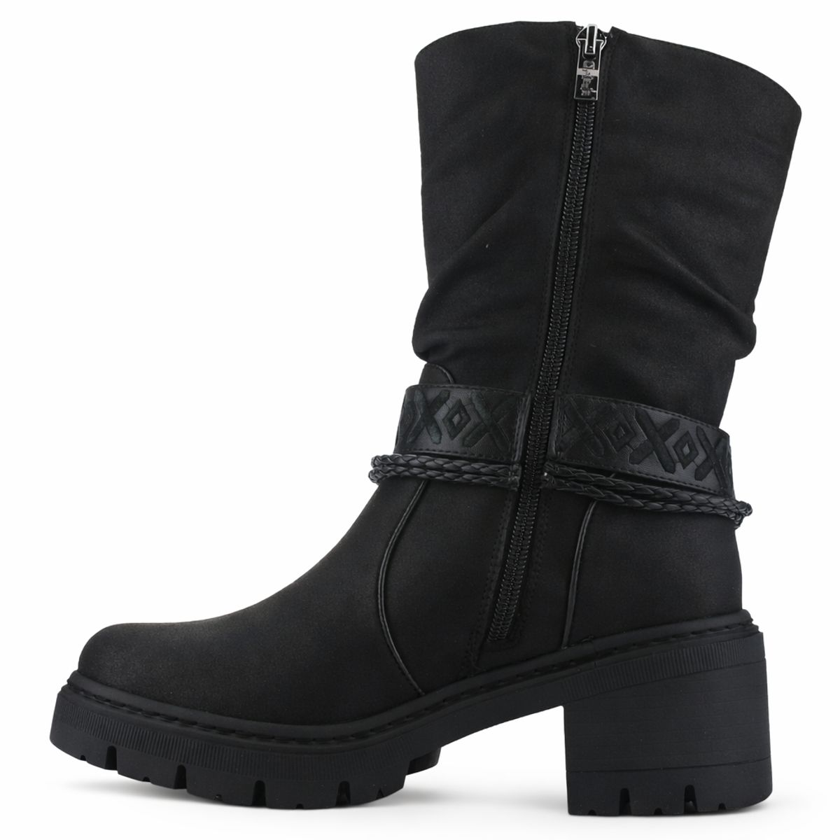 CHALADA - Botin Mujer Negro Casual Chalada Terra