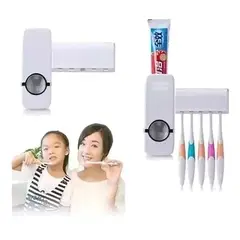 GENERICO - Dispensador Automático Pasta Dientes Porta Cepillo