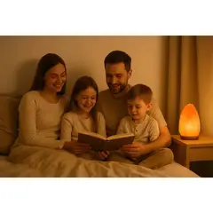 MOVI - Lámpara de Sal del Himalaya Luz Cálida para un Hogar Relajante