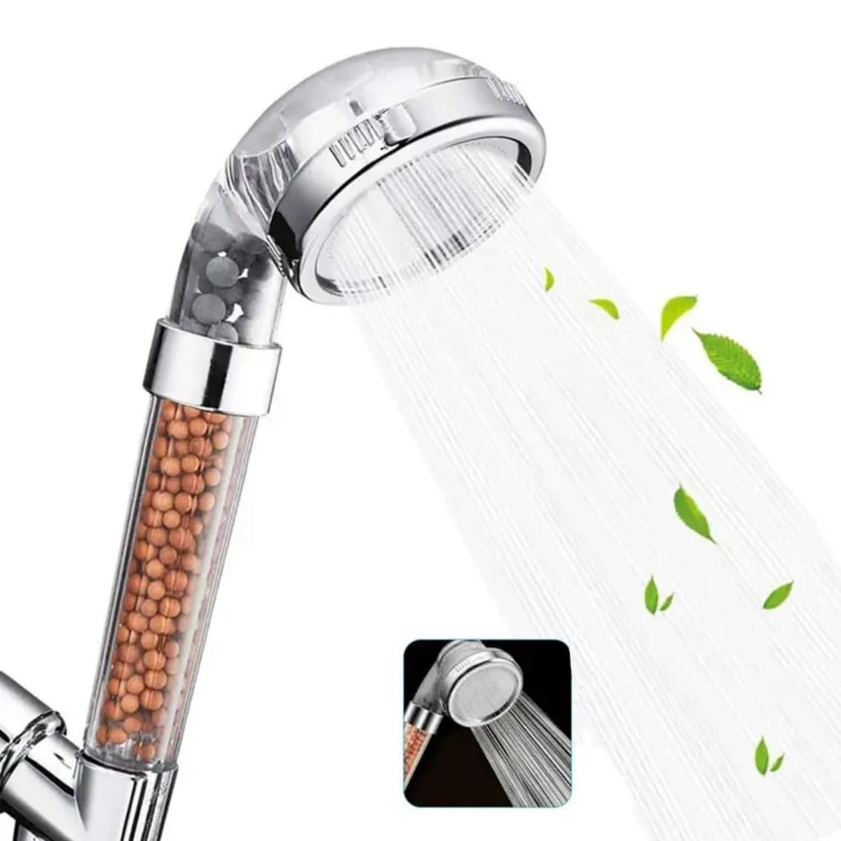 GENERICO - Eco Ducha Spa Cabezal Para Ducha Telefono Mango Filtrador
