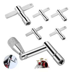 GENERICO - 6 Kit Llave De Afinación Para Batería Musicparts