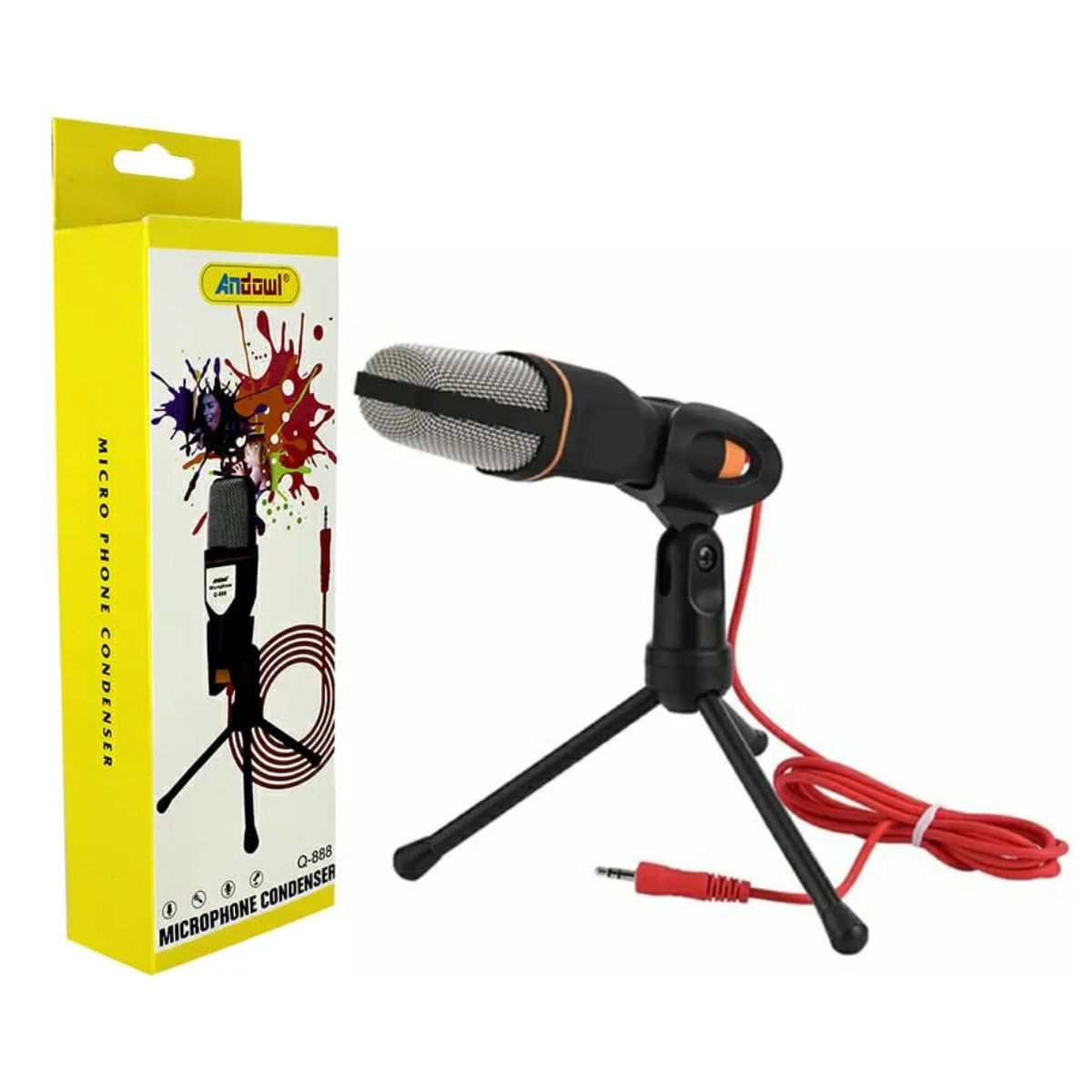 GENERICO - Micrófono de Condensador Andowl Q-888