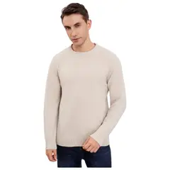 MC PRINS - Sweater Tejido Chenille Hombre Cuello Redondo