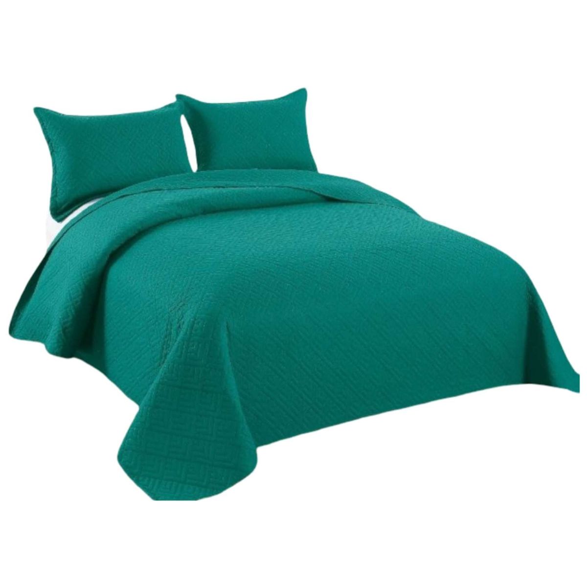 GENERICO - Cubrecama Quilt Texturizado Estilo Moderno y Confort 2 Plazas