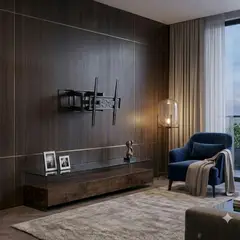 GENERICO - Soporte Tv Pared 2 Brazos Ajustable 32-65 Pulgadas