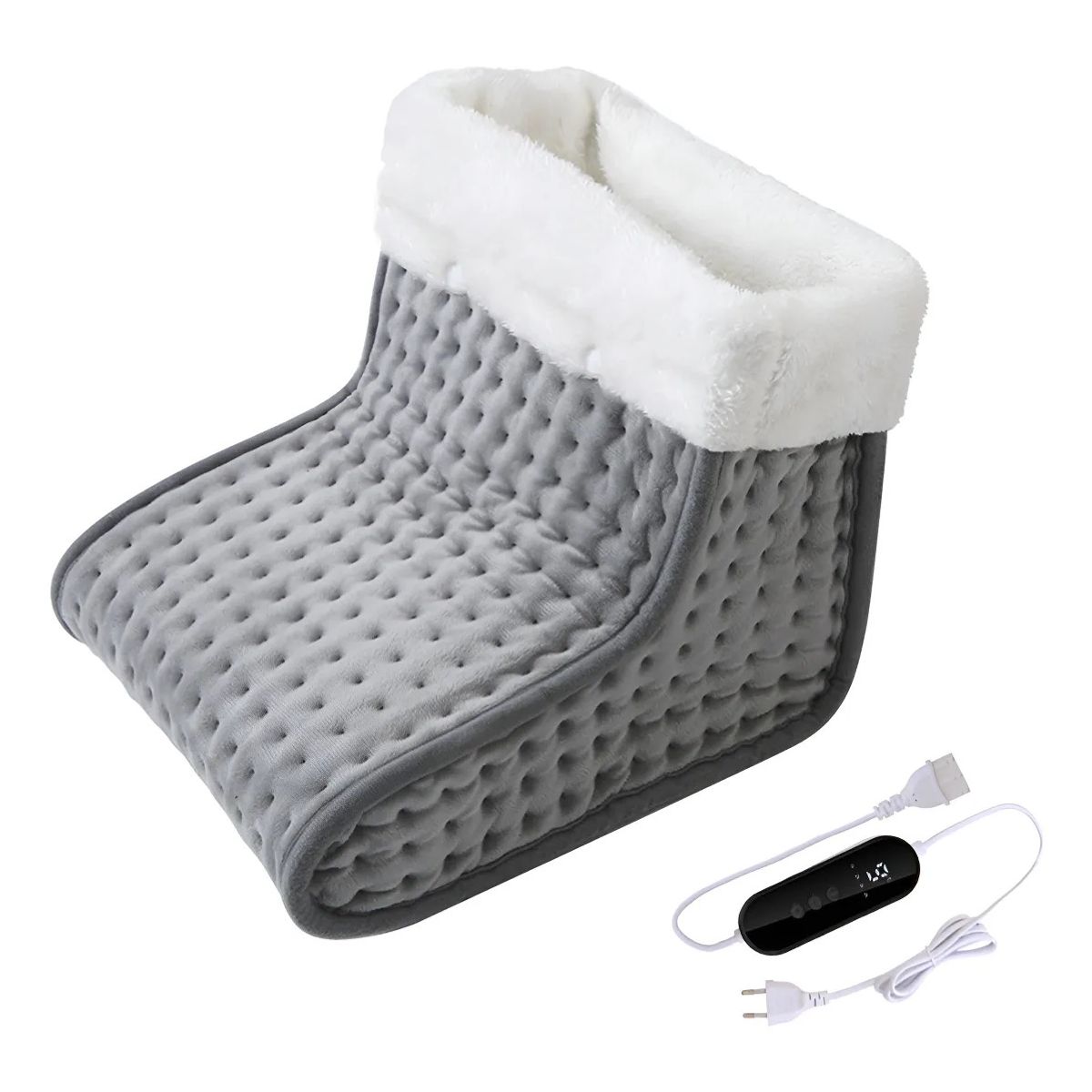 GENERICO - Calentador De Pies Eléctrico De Caña Alta De Invierno Gris BELUG