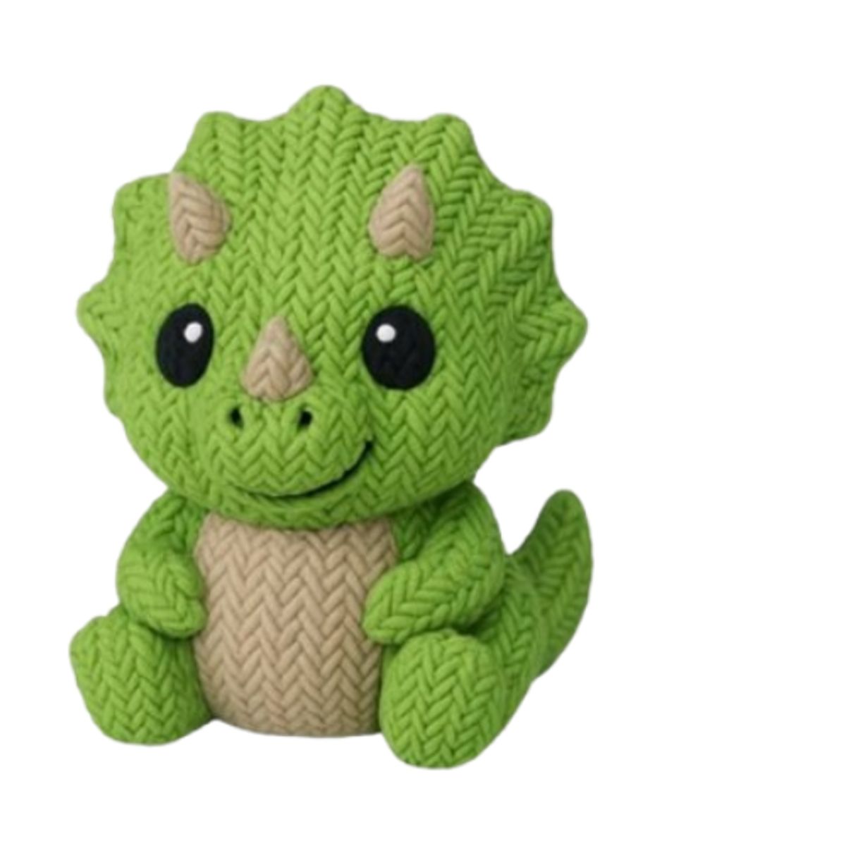 GENERICO - Figura Decorativa- Triceratops de Punto Verde