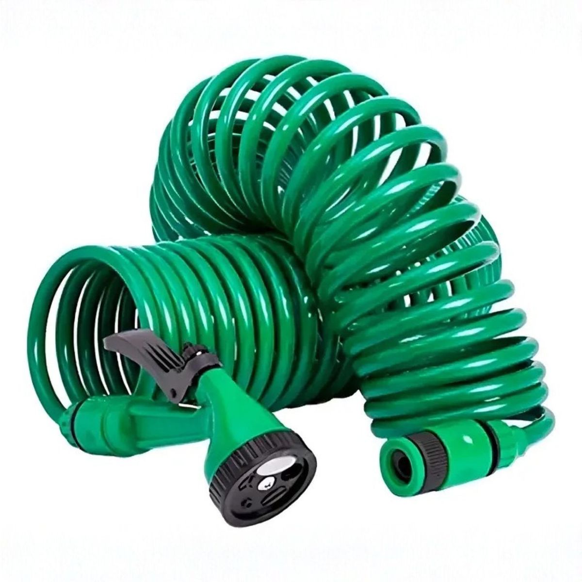 GENERICO - Manguera Espiral Expandible Hogar Jardin 15 Mts Color Verde