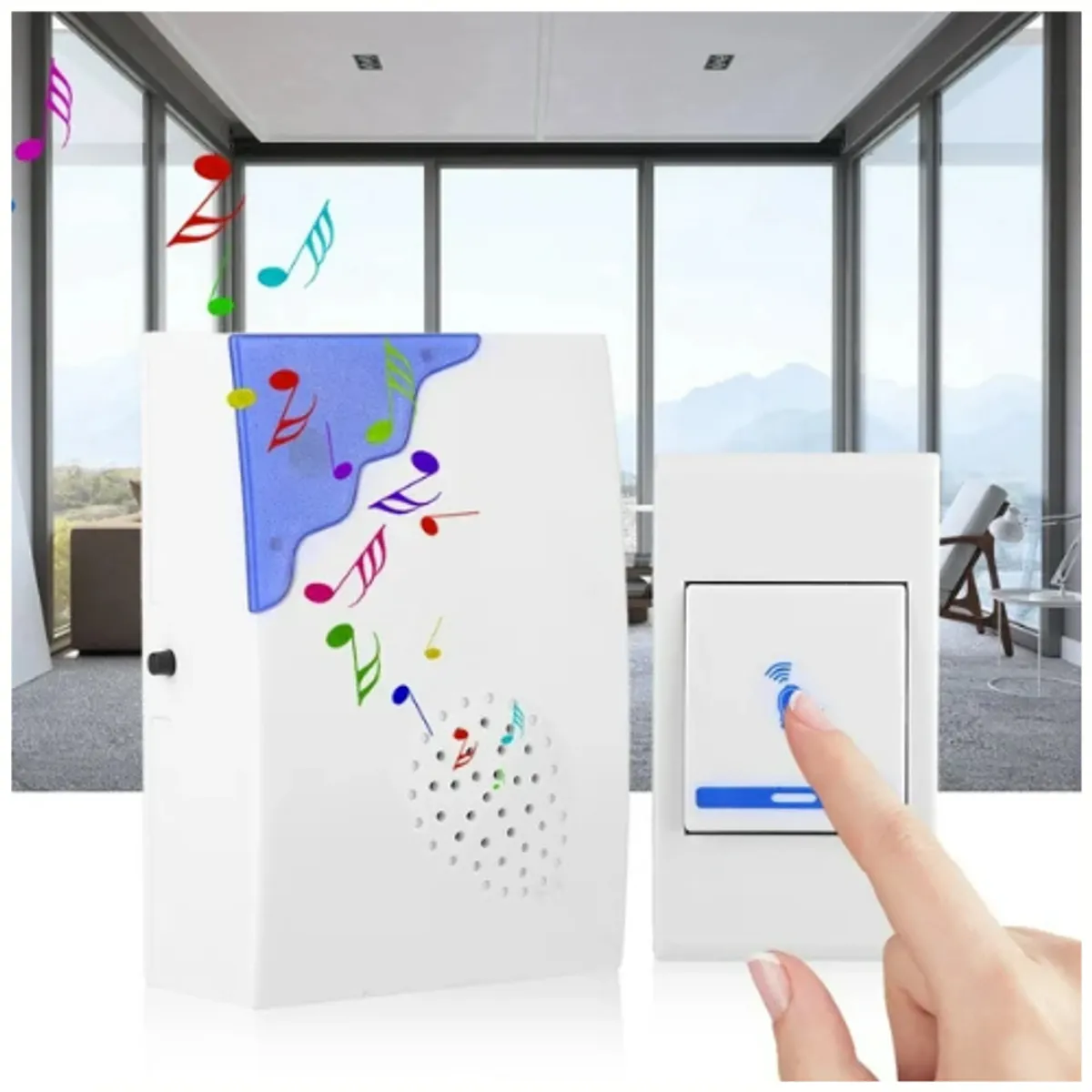 GENERICO - Timbre Inalámbrico 36 Melodías 100 M