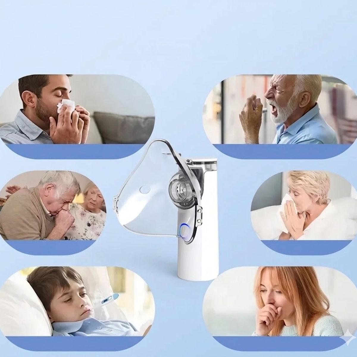 GENERICO - Nebulizador portátil de malla