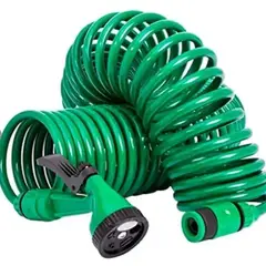 GENERICO - Manguera Espiral Expandible Hogar Casa Jardin 15 Mts Color Verde
