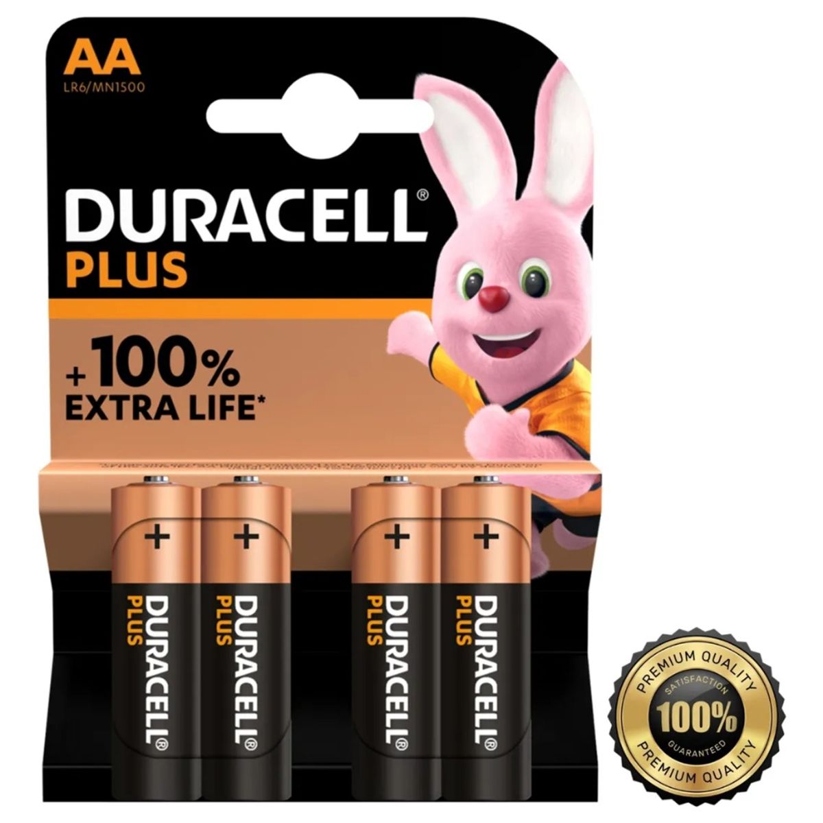 GENERICO - Paquete de pilas alcalinas Duracell Plus AA