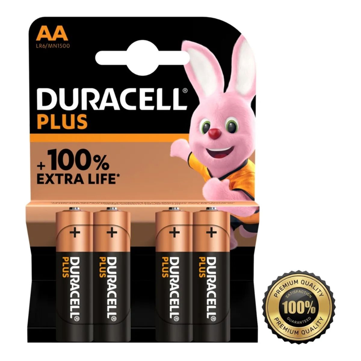GENERICO - Paquete de pilas alcalinas Duracell Plus AA