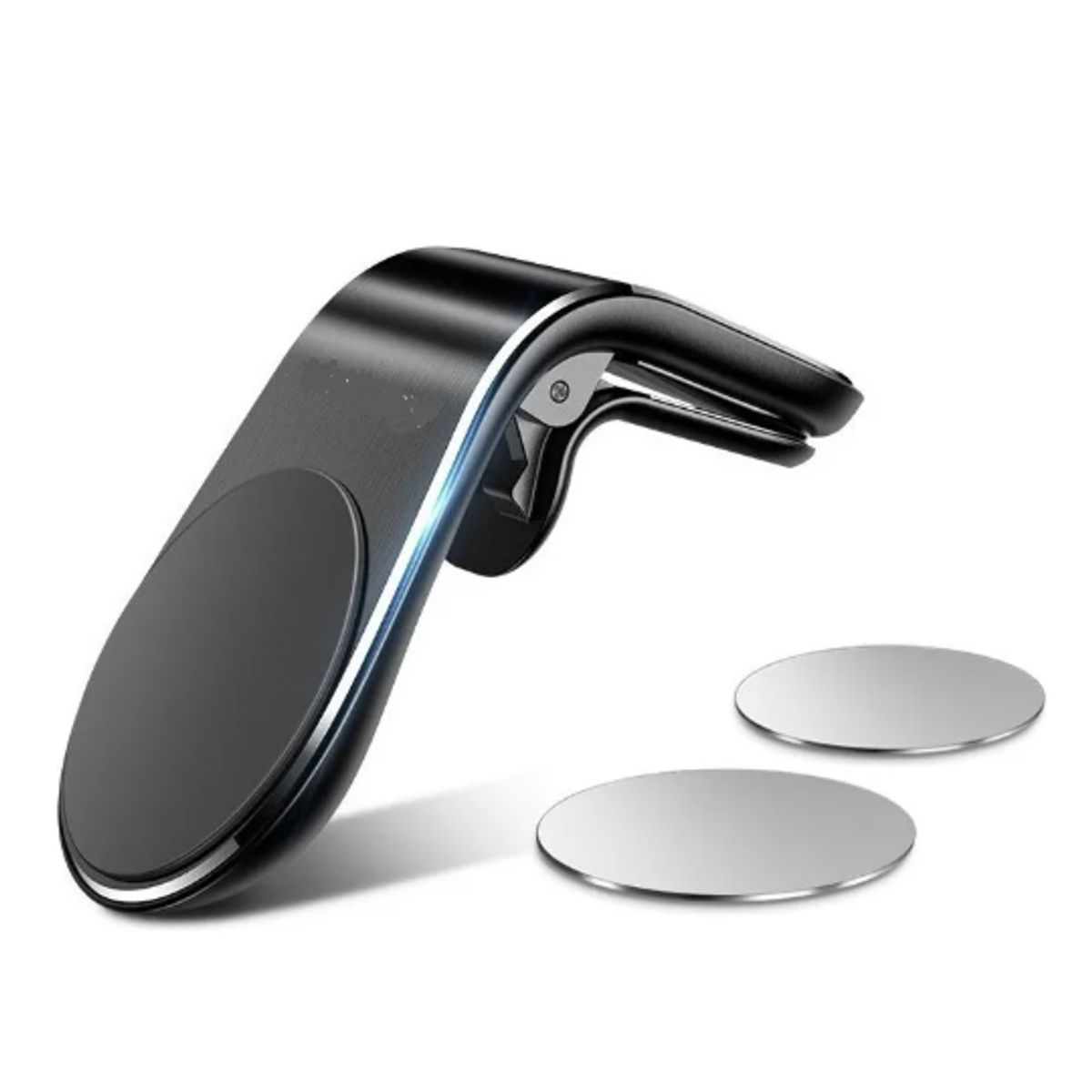 GENERICO - Soporte Magnético Celular Para Auto Rejilla Ventilación Color Negro
