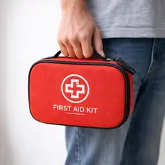 MOVI - Kit de Emergencia 54 Piezas con Power Bank 20.000 mAh Botiquín de Primeros Auxilios Portátil