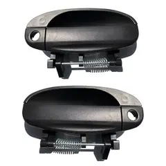 KINDA NICE - Par De Manijas Exteriores Puertas Delanteras Para Chevrolet Negro Delanteratrasera